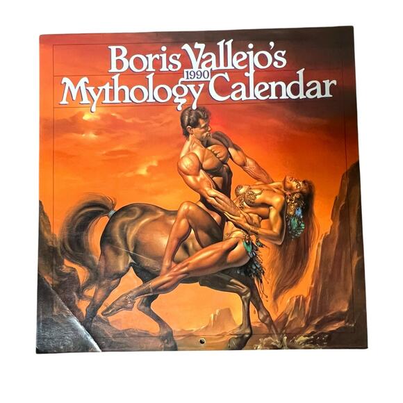 Vintage 1990 Boris Vallejo Mythology Calendar - Unused same dates again in 2029 - Picture 1 of 15